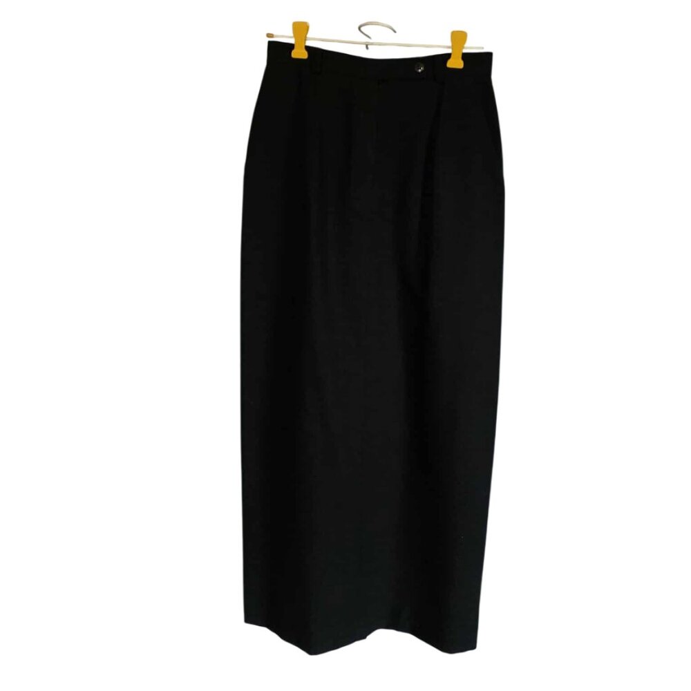 EUC Classic Isaac Hazan Maxi Skirt with back slit